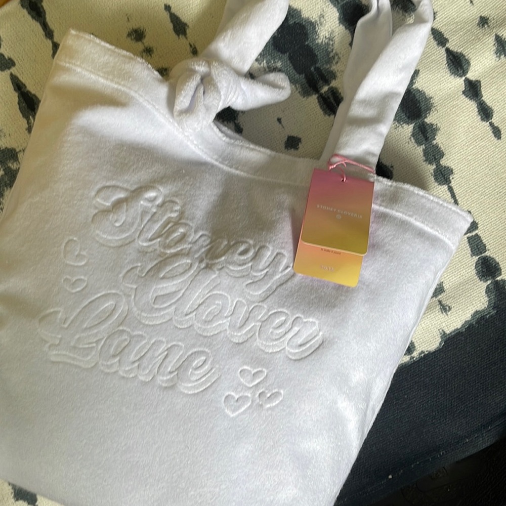 Stoney Clover Lane x Target White Terry Tote